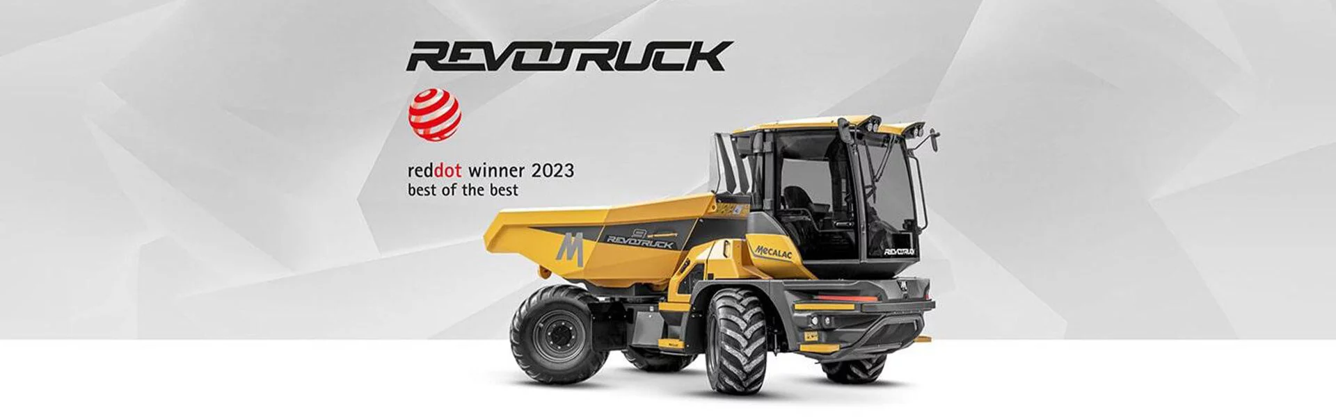 Nouveauté Mecalac : le Révotruck, sécurité et visibilité sur les chantiers
