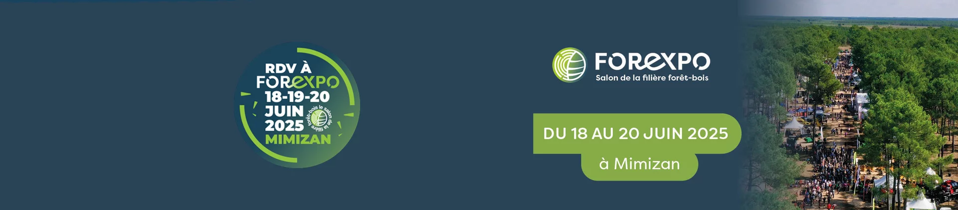 Présence à Forexpo du 18 au 20 juin 2025