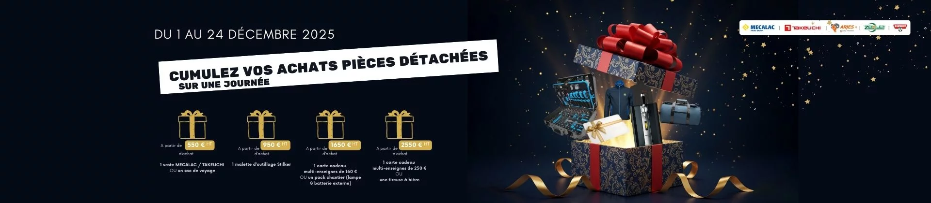Cumulez vos achats de pièces détachées
