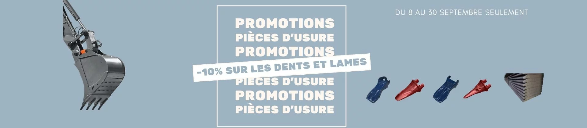 Promo pièces d'usure - Sept 2025