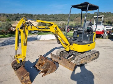 Mini pelle occasion KOMATSU PC16R-HS